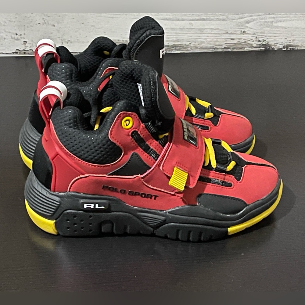POLO RALPH LAUREN Unisex-Child Ps 100 (Little Big Kid) Sneaker-Size:5